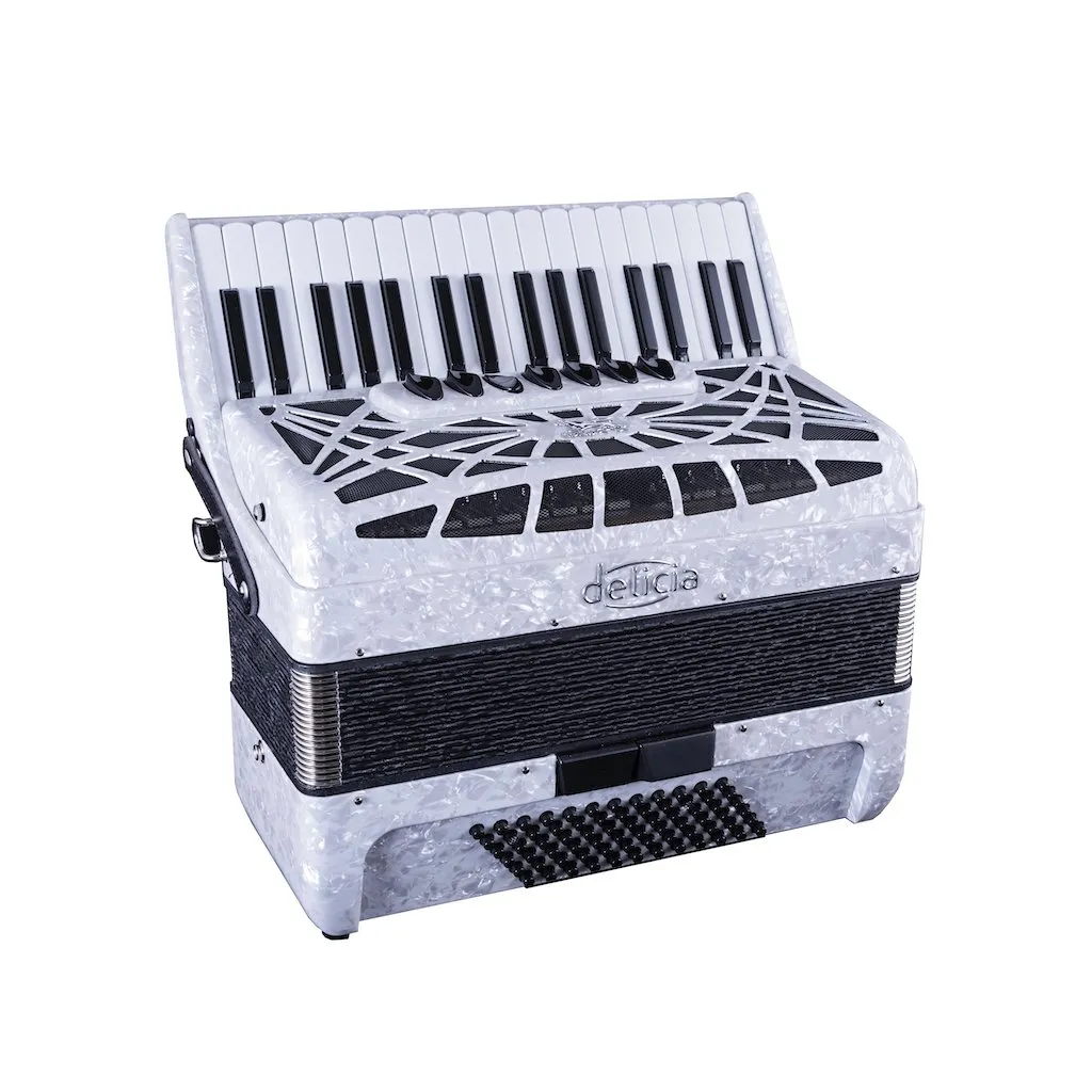 Weiß Akkordeon Komplett