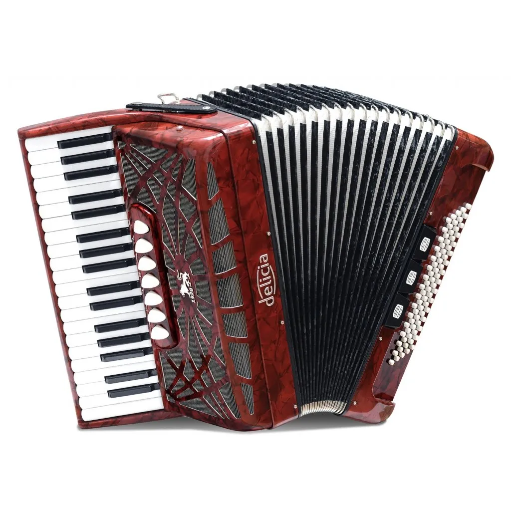 Rot Akkordeon Komplett